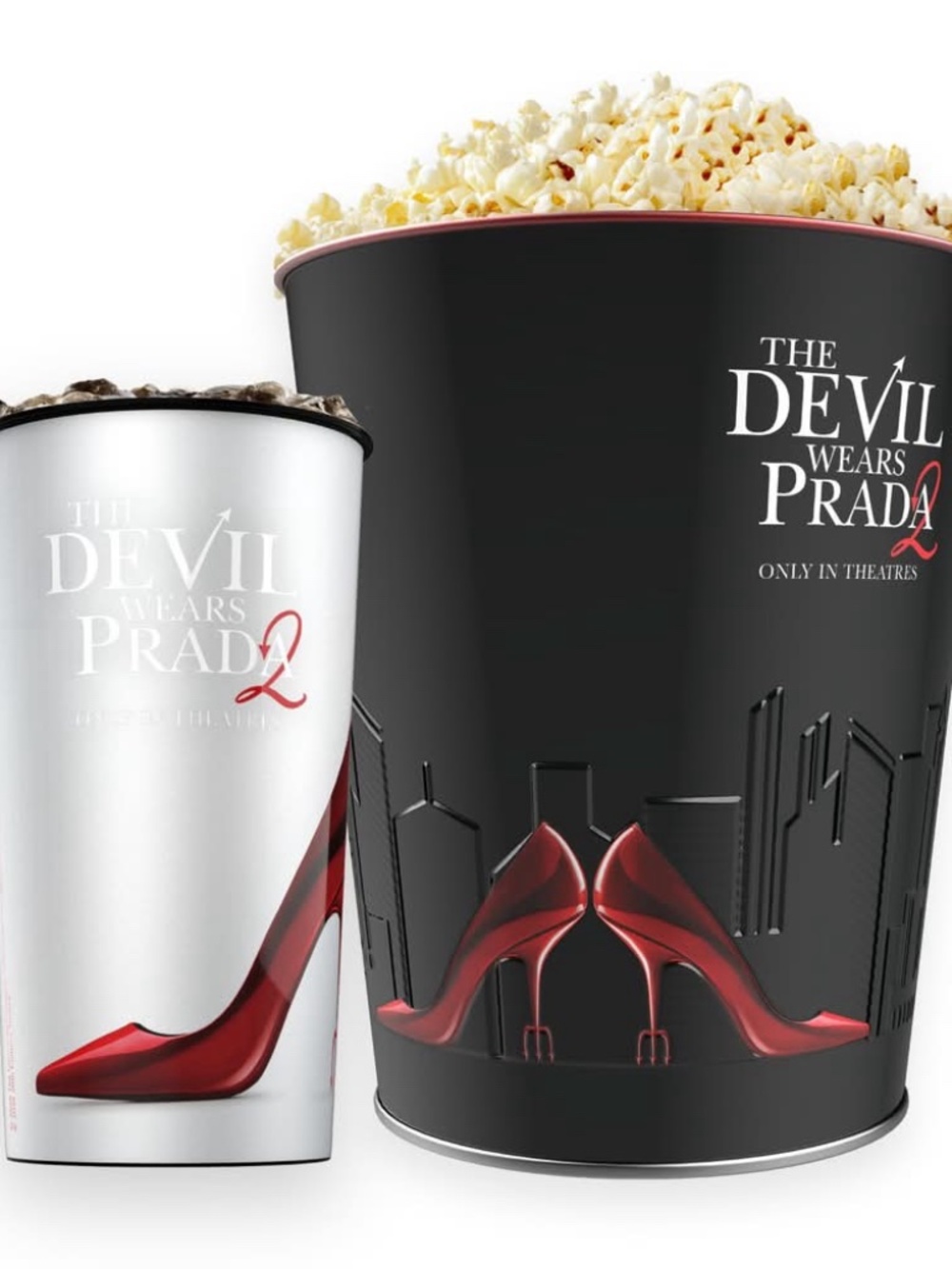 The Devil Wears Prada 2 - Exclusive Popcorn Bucket & Coke Collector Cup Bundle